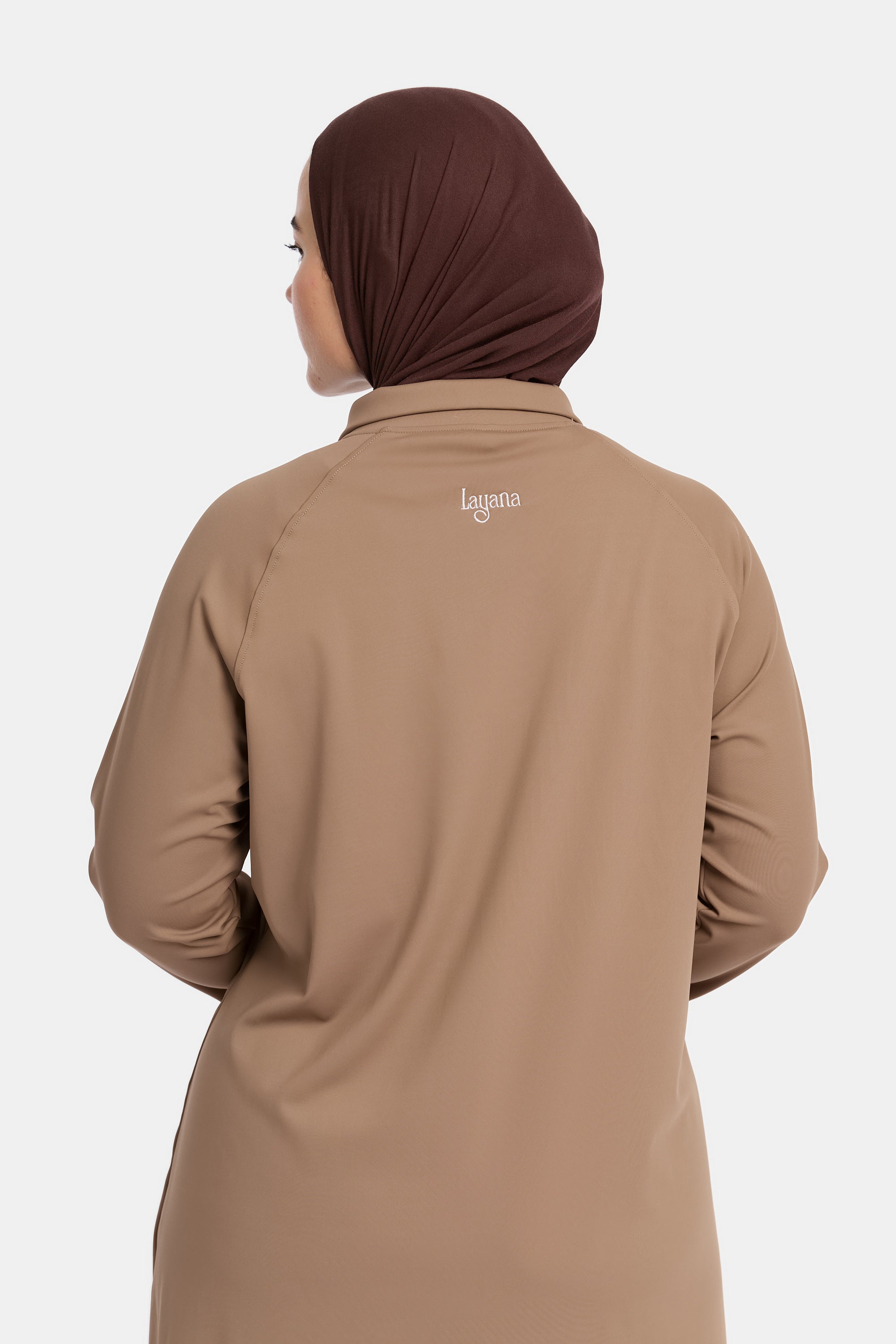 Modest Active Sport Top – Brown