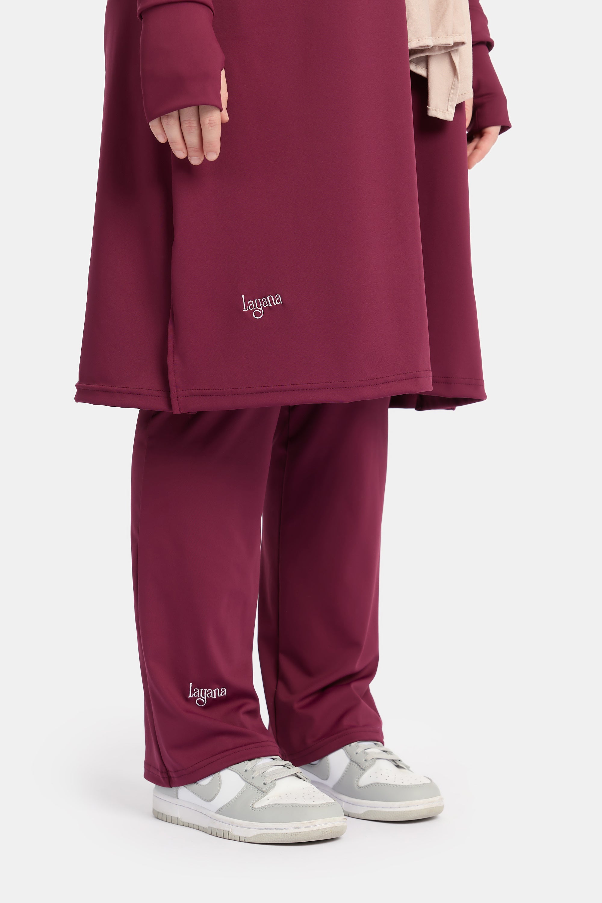 Modest Active Sport Pant – Burgundy