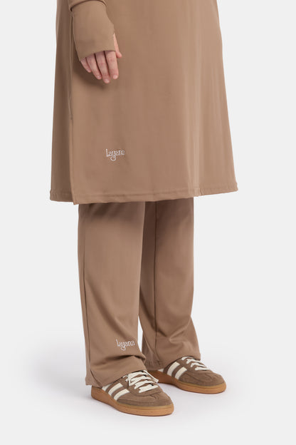 Modest Active Sport Top – Brown