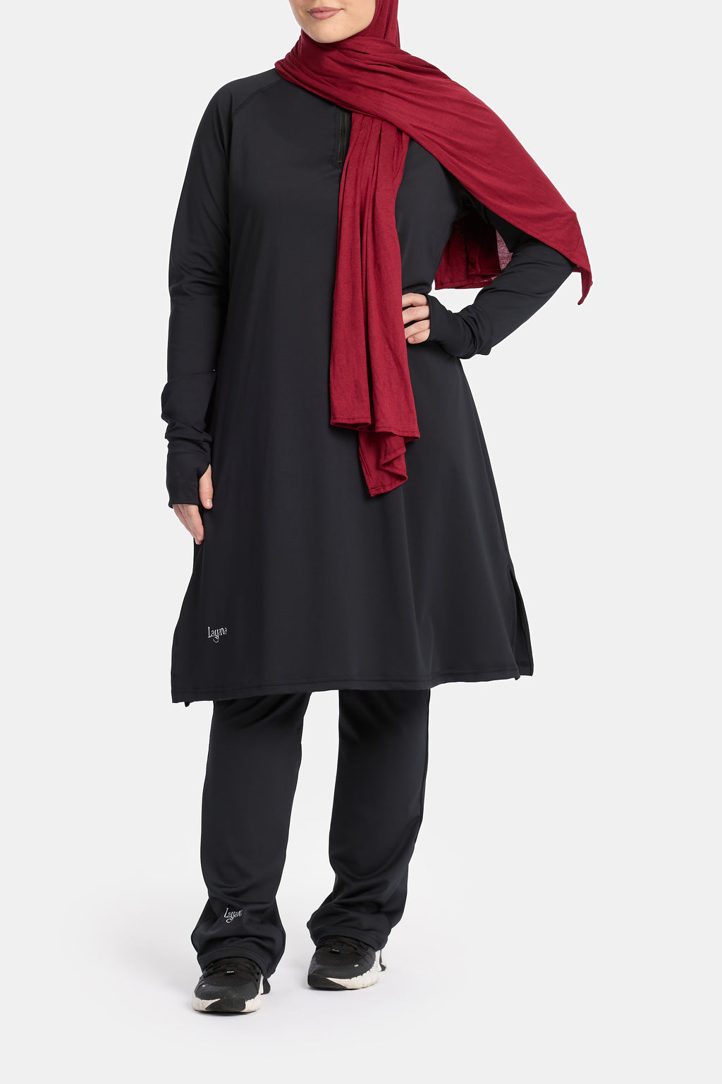 Modest Active Sporttop – Zwart