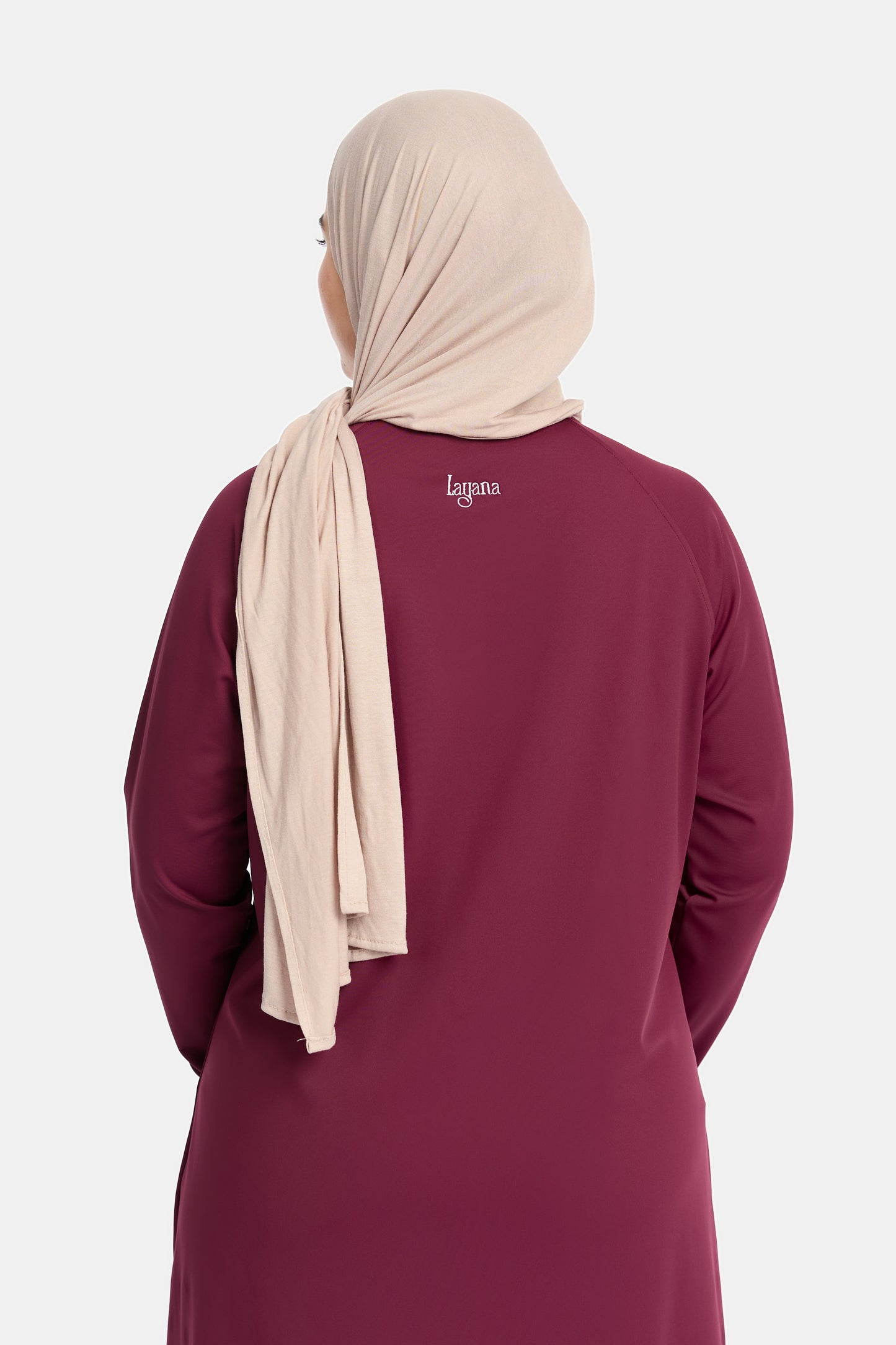 Modest Active Sport Top – Burgundy