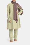 Modest Active Sporttop – Matcha Groen