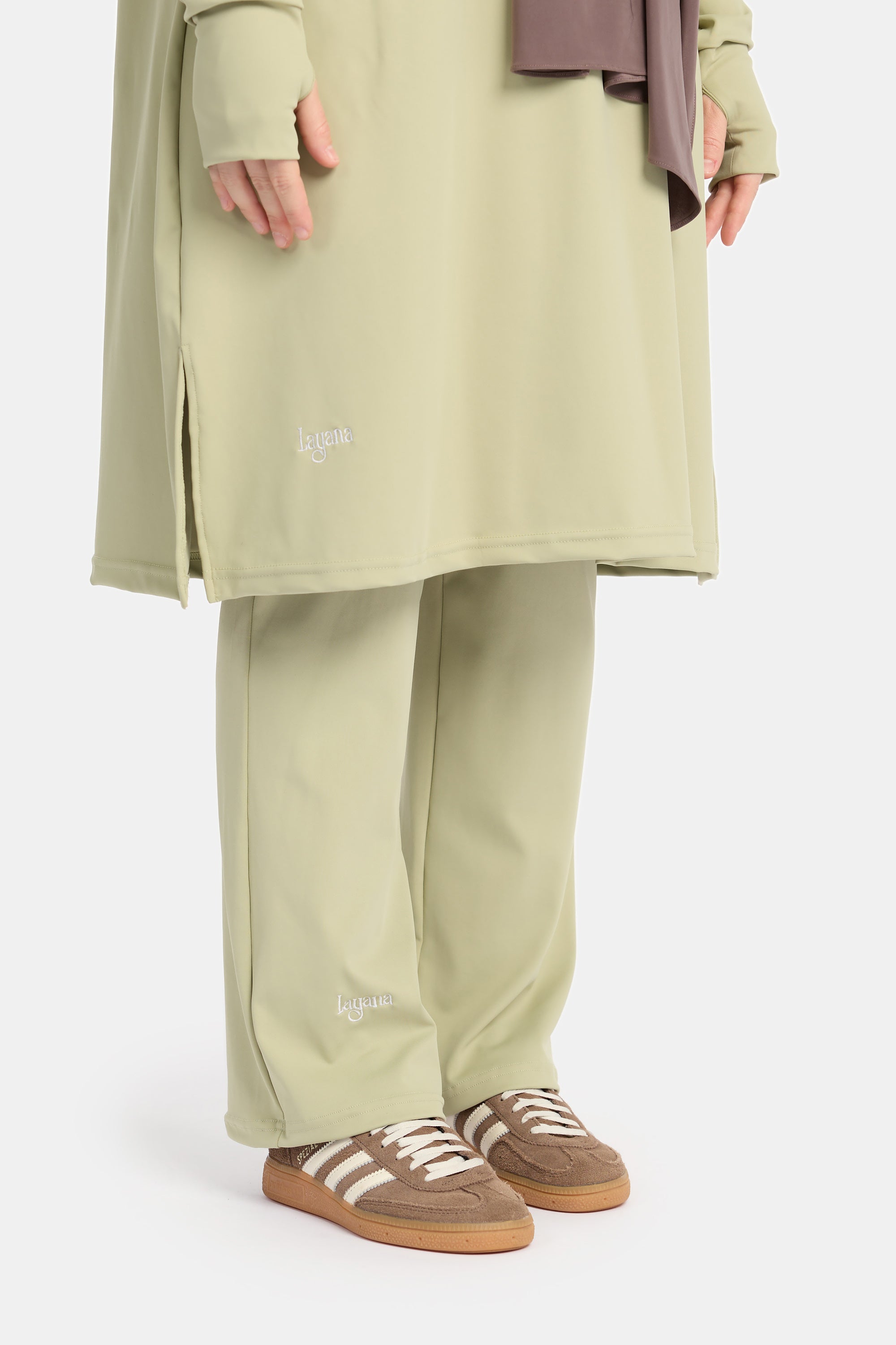 Modest Active Sportbroek – Matcha Groen
