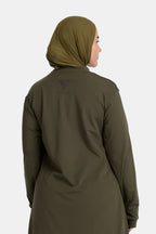Lichtgewicht oversized T-shirt groen